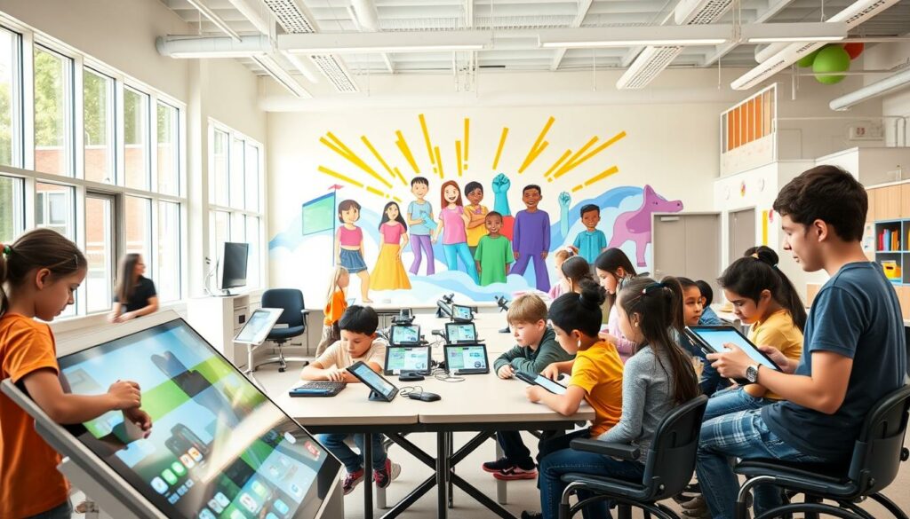 Escola inclusiva com tecnologias assistivas para todos os alunos Escola inclusiva com tecnologias assistivas para todos os alunos