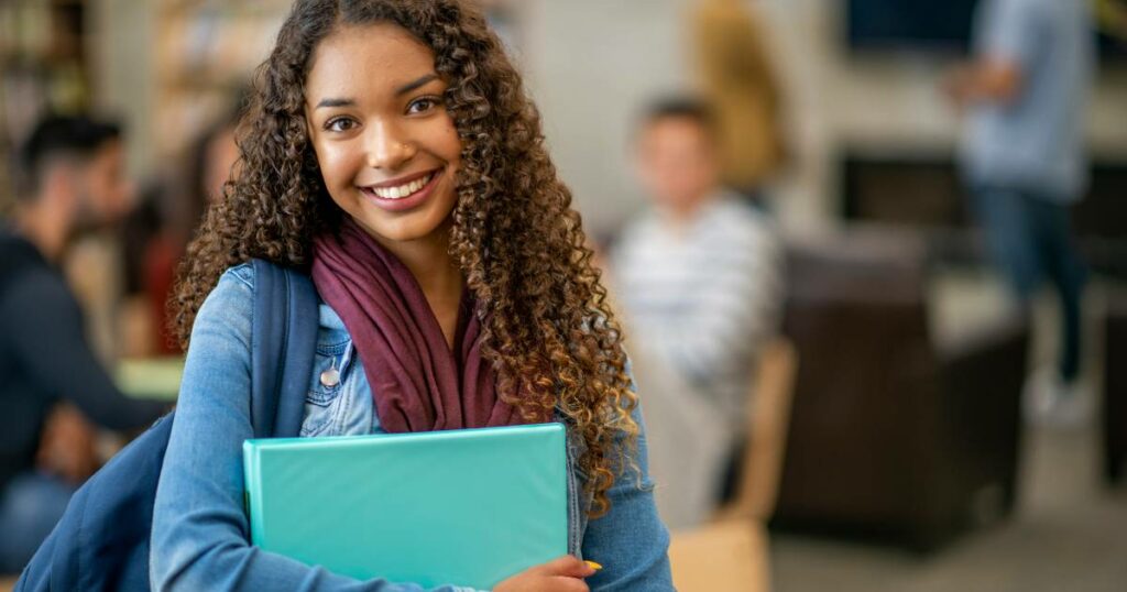 estudante universitária
