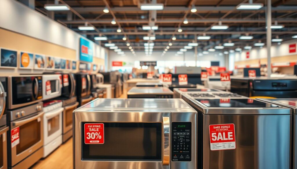 micro-ondas em promoção na loja de eletrodomésticos micro-ondas em promoção na loja de eletrodomésticos