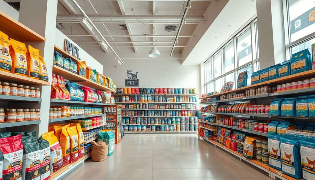 Pet shop com variedade de ração premium em Belo Horizonte