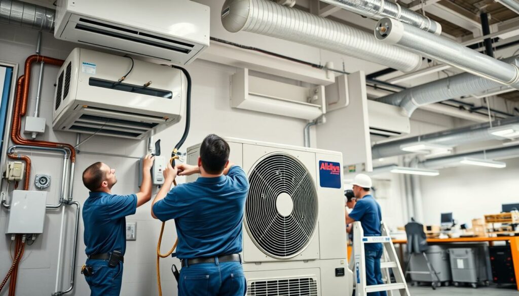 instalação profissional de ar condicionado para empresas