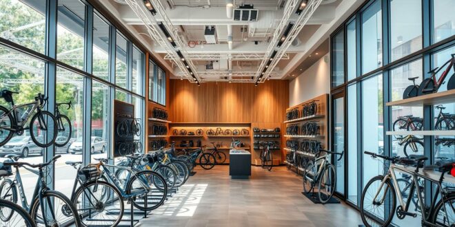 loja de bicicletas
