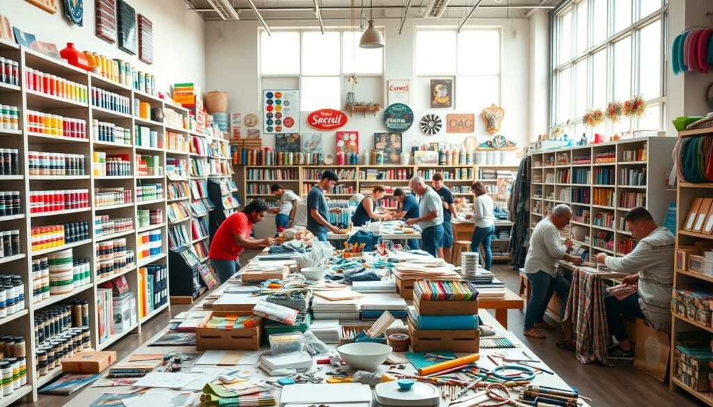 loja de materiais para artesanato tutoriais criativos