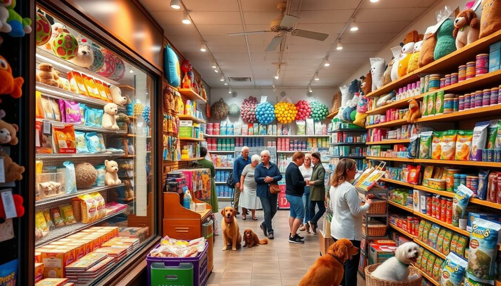 pet shop completo com variedade de produtos para pets