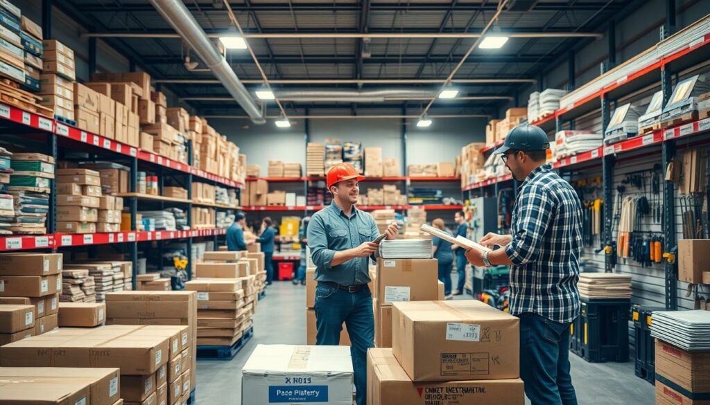 serviços de entrega em loja de material de construção serviços de entrega em loja de material de construção