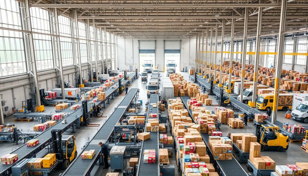 transportadora loggi processamento de pacotes