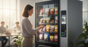 Máquina automática lanches saudáveis