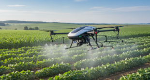 Pulverização agrícola com drones