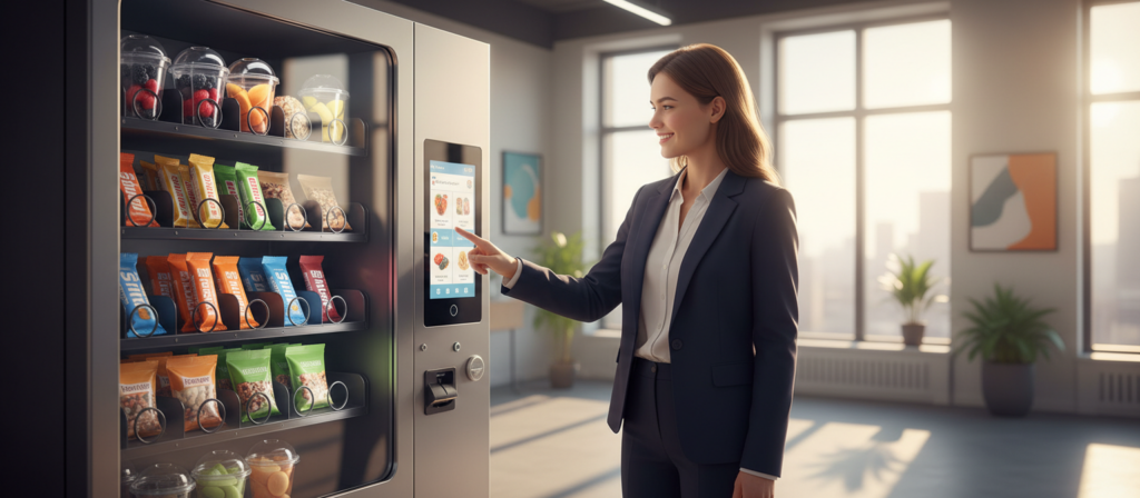 funcionamento e vantagens máquina vending